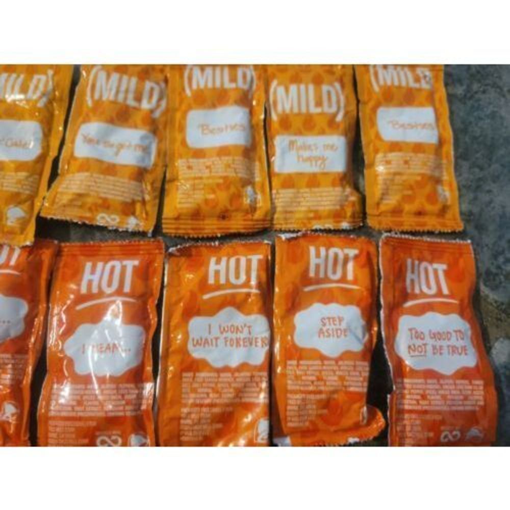 Taco Bell Sauce Packets 55 Packs Marry Me & Assorted saying Mild Hot Fire Diablo - Picture 12 of 12
